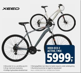 Sport 1 XEED ECO 2 ACTIVE / MIX tilbud