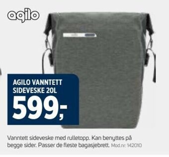 Sport 1 AGILO VANNTETT SIDEVESKE 20L tilbud