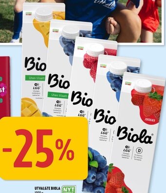 Coop Prix UTVALGTE BIOLA tilbud