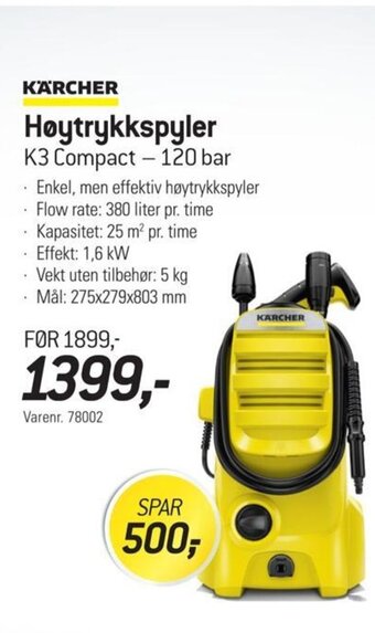 KÄRCHER Høytrykkspyler
