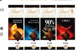 Meny Lindt sjokolade tilbud