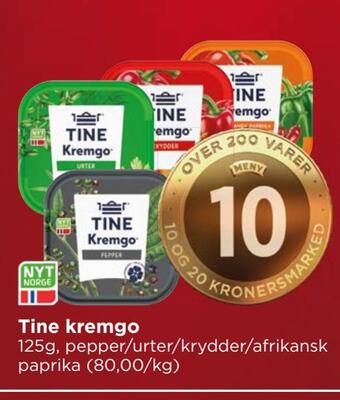 Meny Tine kremgo tilbud