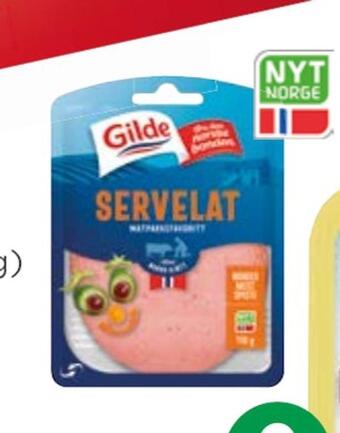 Meny Servelat tilbud