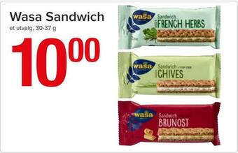Spar Wasa sandwich tilbud