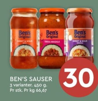 Coop Mega Uncle ben's saus tilbud