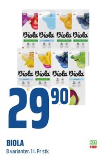 Coop Obs Biola syrnet melk tilbud