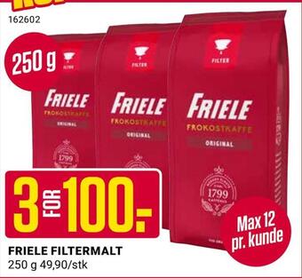 Europris Friele filtermalt tilbud