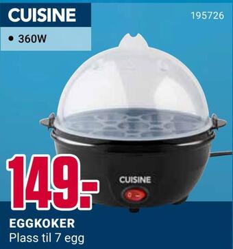 Europris Eggkoker tilbud