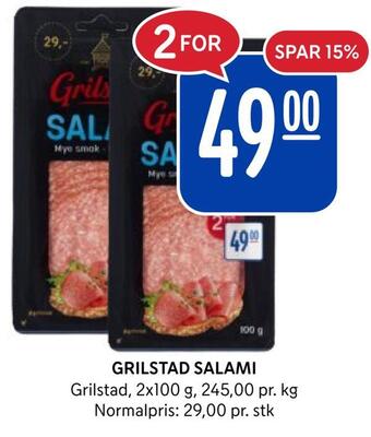 Rema 1000 Grilstad salami tilbud