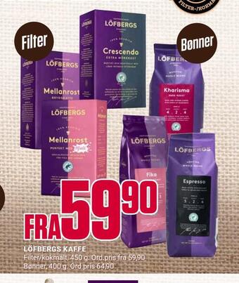 Europris Löfbergs kaffe tilbud