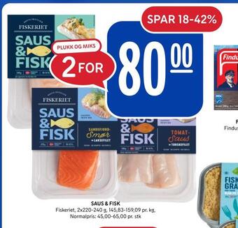 Rema 1000 Saus & fisk tilbud