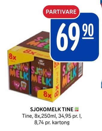 Rema 1000 Sjokomelk tine tilbud