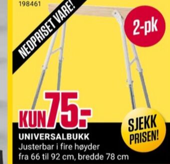 Europris Ukjent arbeidsbukk tilbud