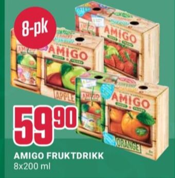 Europris Amigo juice tilbud