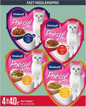 Europris Vitakraft kattemat tilbud