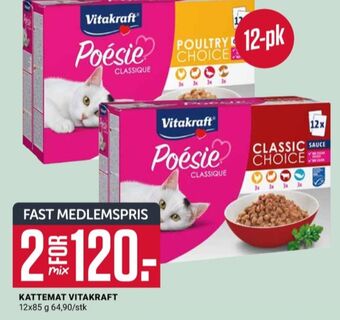 Europris Vitakraft kattemat tilbud