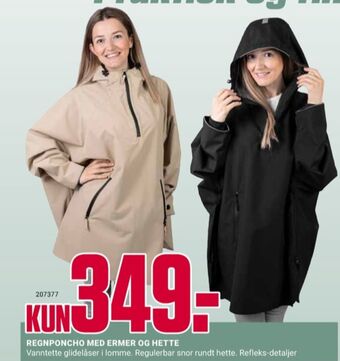 Europris Ukjent regnponcho tilbud