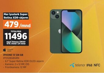 POWER IPHONE 13 128 GB IP13128GBGRN tilbud