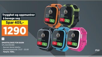 POWER SMARTKLOKKE FOR BARN XPLXG03NOBK tilbud