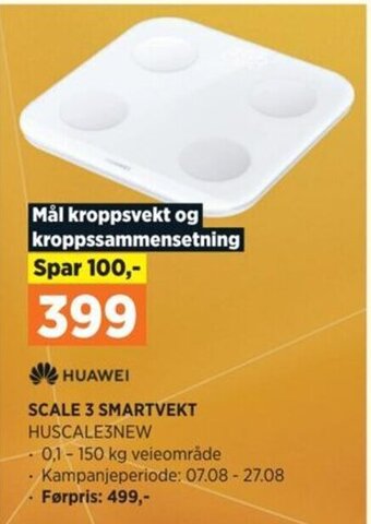 POWER HUAWEI SCALE 3 SMARTVEKT HUSCALE3NEW tilbud