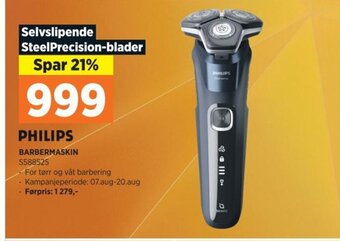 POWER PHILIPS BARBERMASKIN tilbud