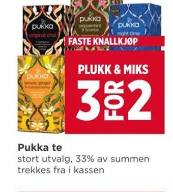 Meny Pukka te tilbud