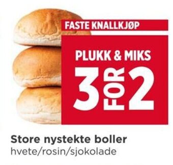 Meny Store nystekte boller tilbud