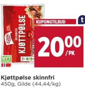 Meny Kjøttpølse skinnfri tilbud