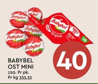 Coop Mega Babybel ost mini tilbud