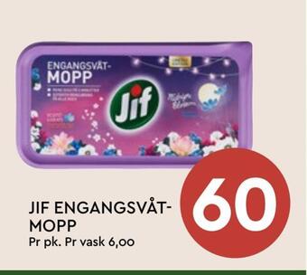 Coop Mega Jif engangsvåtmopp tilbud