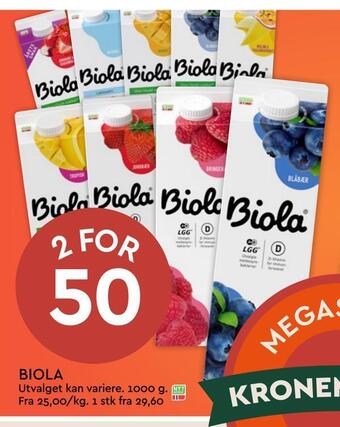 Coop Mega Biola tilbud