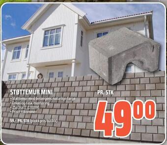 Coop Obs Støttemur mini tilbud