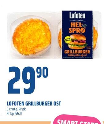 Coop Obs Lofoten grillburger ost tilbud