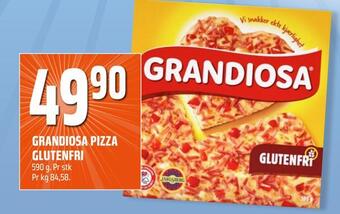 Coop Obs Grandiosa pizza glutenfri tilbud