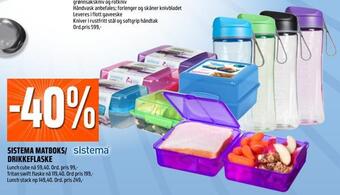Coop Obs Sistema matboks/ drikkeflaske tilbud