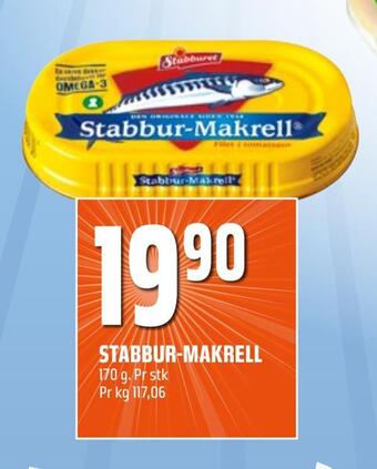 Coop Obs Stabbur-makrell tilbud