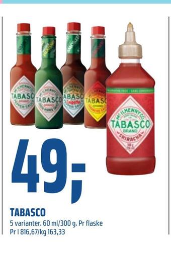Coop Obs Tabasco tilbud