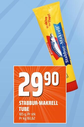 Coop Obs Stabbur-makrell tube tilbud