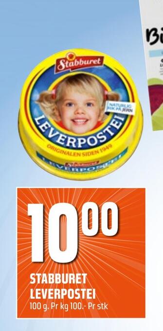 Coop Obs Stabburet leverpostei tilbud
