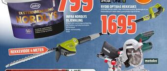 Coop Obs Ryobi opt1845 hekksaks tilbud