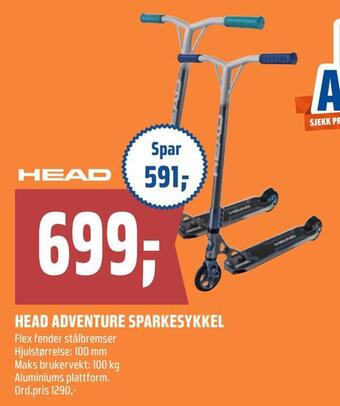 Coop Obs Head adventure sparkesykkel tilbud