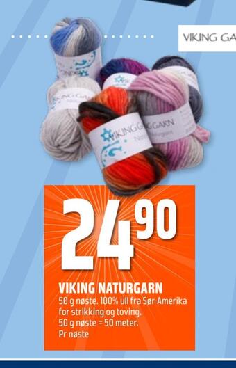 Coop Obs Viking naturgarn tilbud