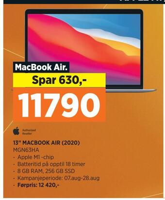 POWER 13 macbook air (2020) tilbud