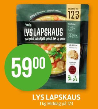 Kiwi Lys lapskaus tilbud