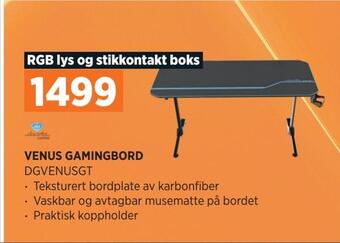 POWER Venus gamingbord tilbud