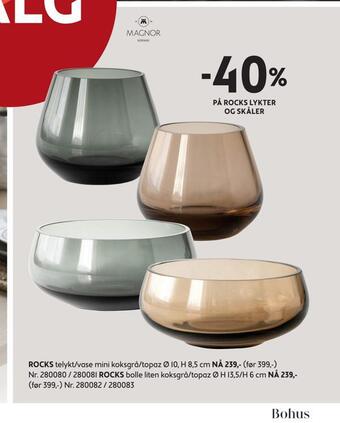 Bohus Rocks telykt/vase mini tilbud