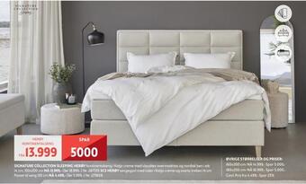 Bohus Signature collection sleeping herøy kontinentalseng tilbud