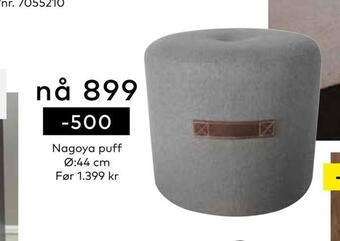 Skeidar Nagoya puff tilbud