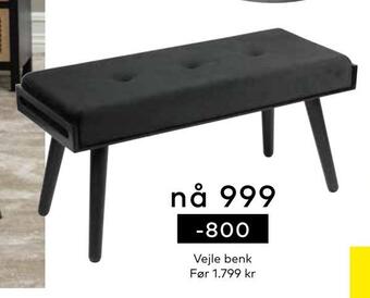 Skeidar Vejle benk tilbud