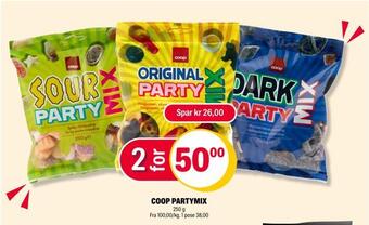Coop Extra Coop partymix tilbud